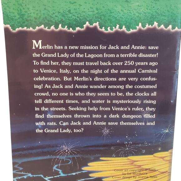 Carnival at Candlelight Magic Tree House #33 Mary Pope Osborne Paperback - Picture 3 of 5